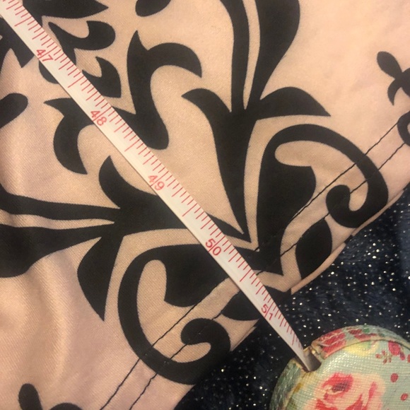 Summer Dress Sleeveless BlackTop with Pattern Pink - Picture 10 of 11